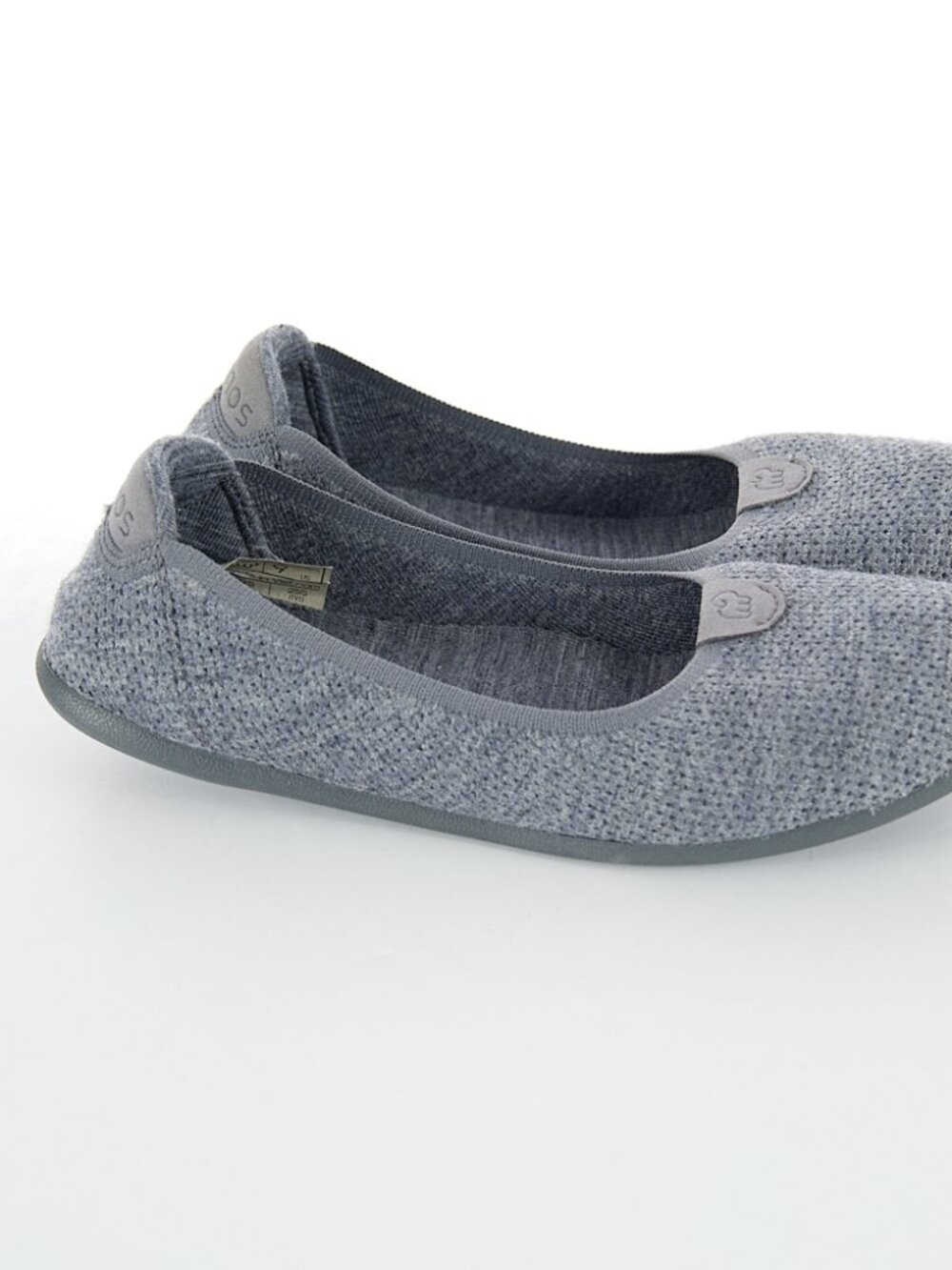 Merinos Gray Wool Ballet Lightweeight Flats Women's Size 9